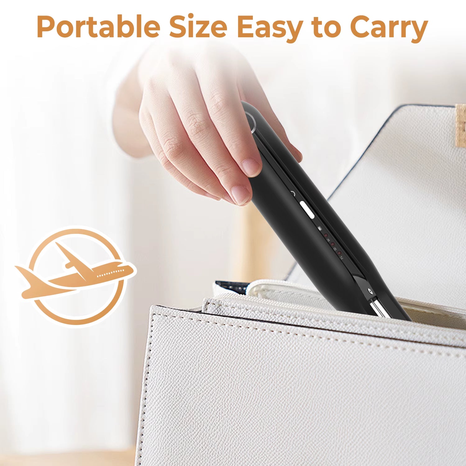 Wireless Hair Straightening Brush Men Quick Beard Straightener Hair Style Comb Multifunctional Cordless USB Charging